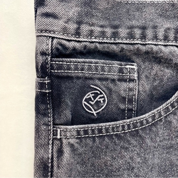 Classic Black Big Boy Polar skate co Denim Men's Shorts - Picture 3 of 7